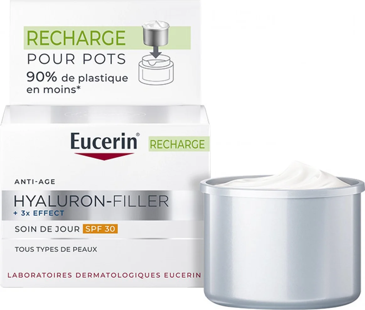 Eucerin Hyaluron-Filler +3x Effect Dagcreme SPF 30 Navuling 50 ml