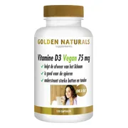 2x Golden Naturals Vitamine D3 75 mcg Vegan 120 capsules