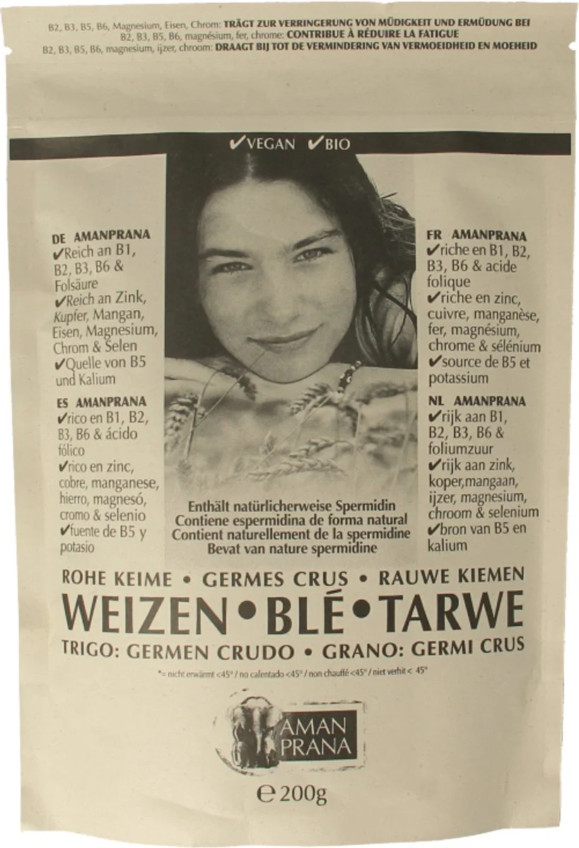 Aman Prana Rauwe Tarwekiemen 200GR