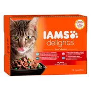 IAMS Delights Sea Collection in Saus 12 x 85 gr