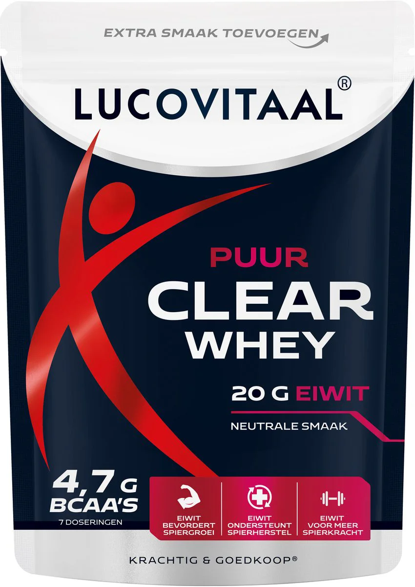 Lucovitaal Clear Whey Poeder Puur 175 gr