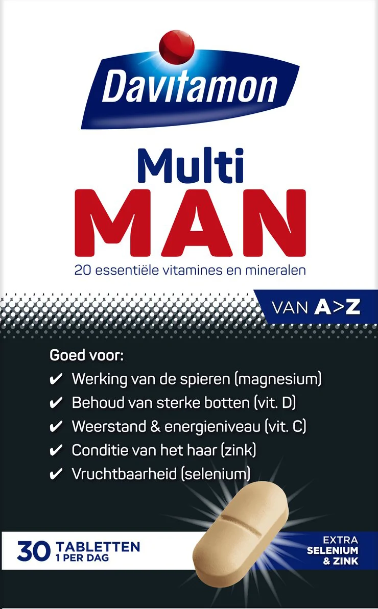 Davitamon Multi Man 30 tabletten