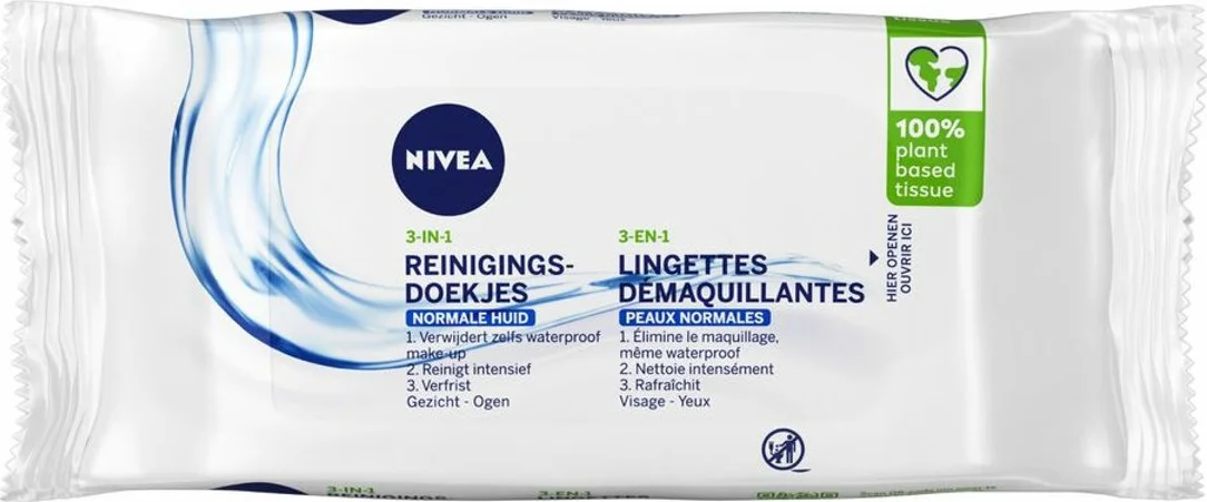 6x NIVEA Reinigingsdoekjes Mini Verfrissend 7 stuks