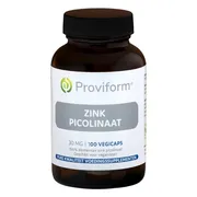 Proviform Zink Picolinaat 30mg Capscules 100st 100VCP