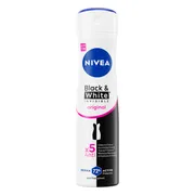 3x NIVEA Deodorant Spray Invisible For Black & White Clear 150 ml
