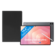 Samsung Galaxy Tab S11 Ultra 14,6 inch 1TB Wifi Grijs + BlueBuilt Book Case Zwart