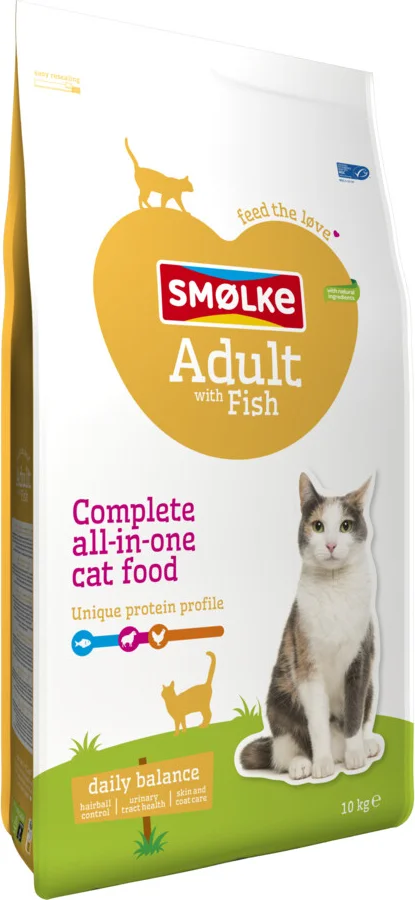 Smolke Kattenvoer Adult Vis 10 kg