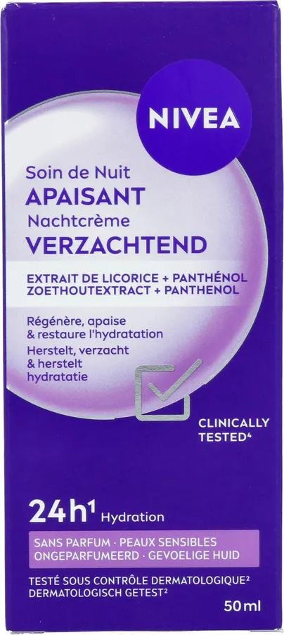 NIVEA Nachtcrème Verzachtend 50 ml