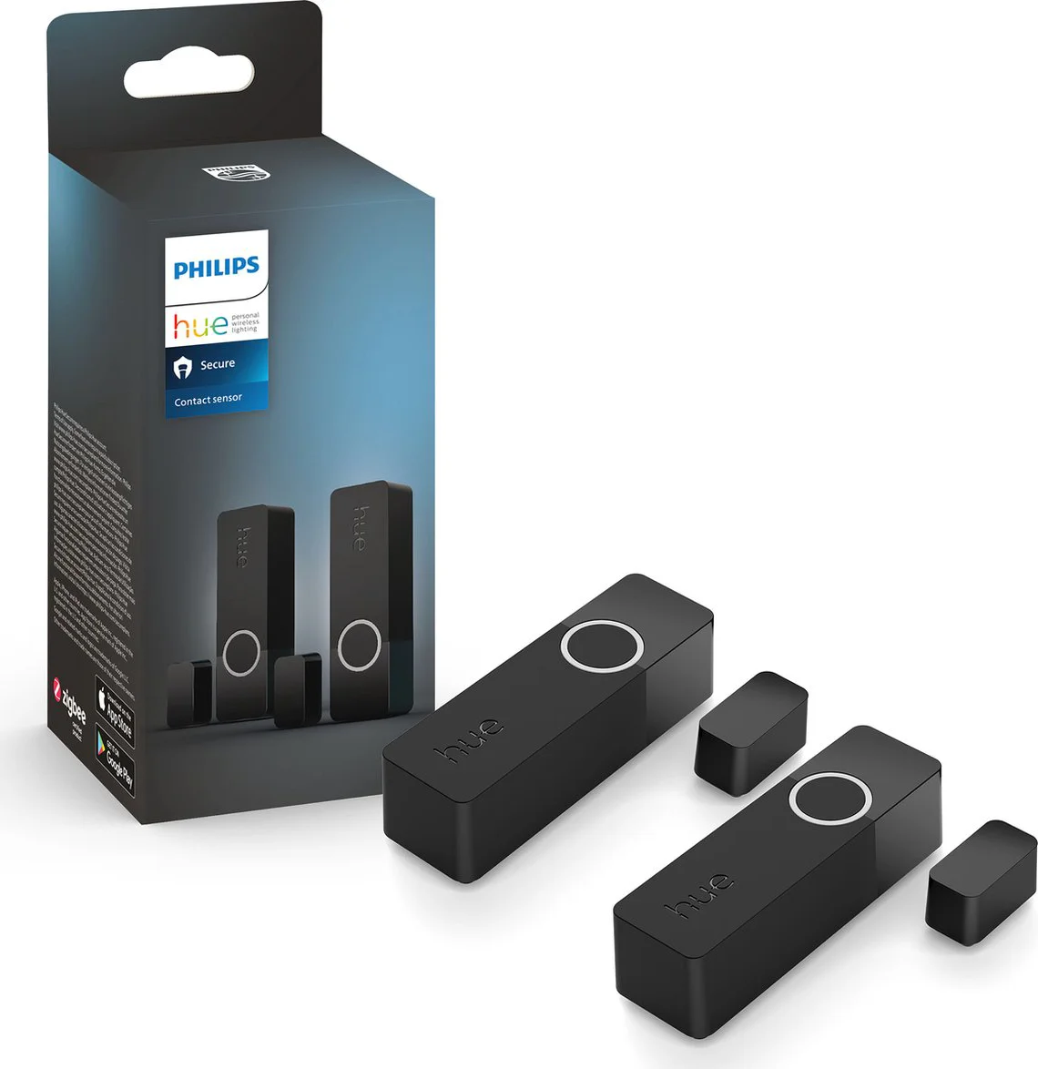 Philips Hue Secure Contact Sensor Zwart 2-pack