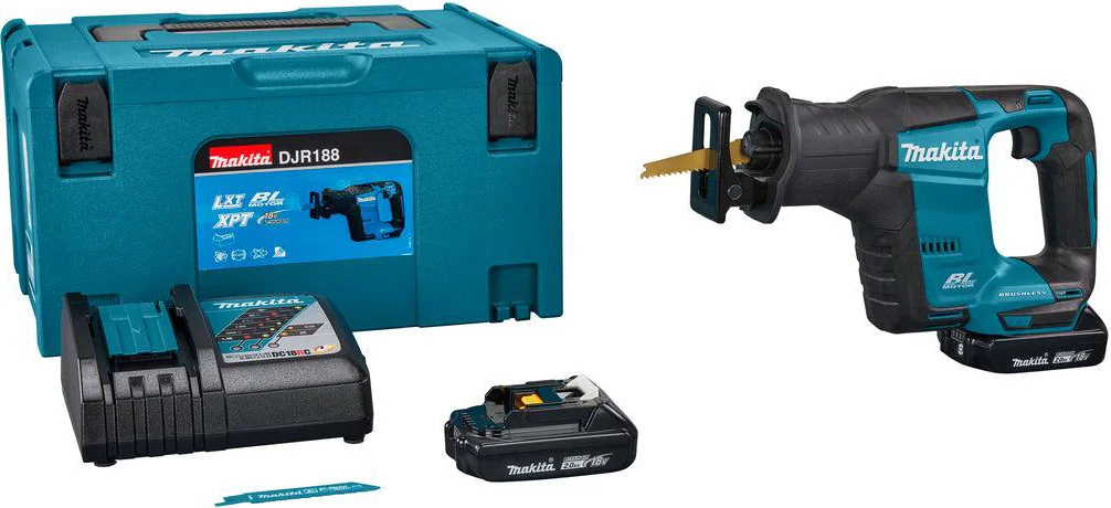 Makita DJR188RAJ Accu Reciprozaag 18V 2.0Ah in Mbox