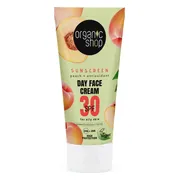 Organic Shop Zonnebrandcréme Gezicht SPF 30 Vette huid 50 ml
