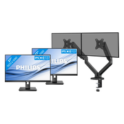 Philips 272B1G/00 Duo Pack + BlueBuilt Monitorarm Mechanische Veer voor 2 Monitoren