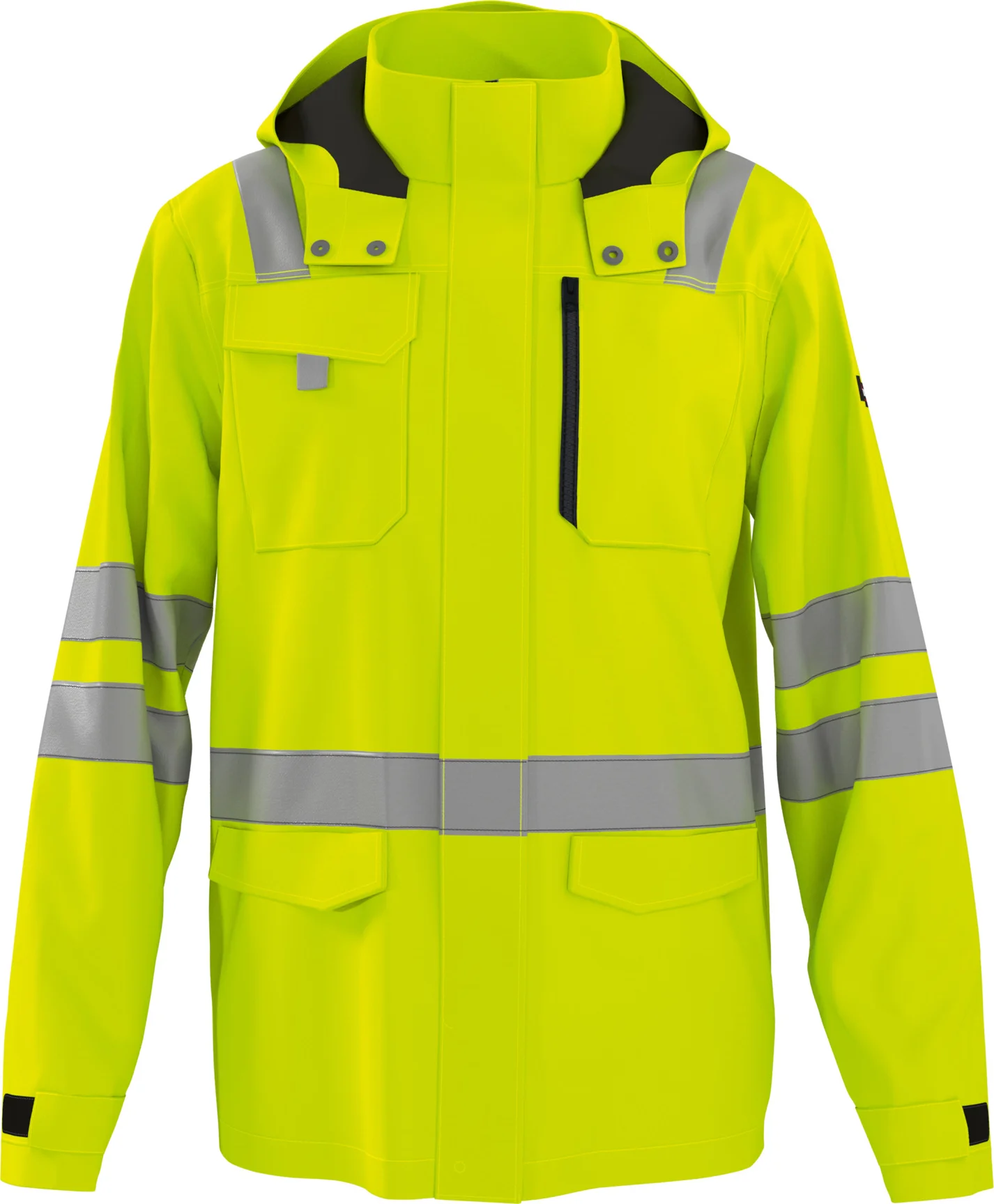 PARKSIDE PERFORMANCE Heren softshell jas, reflecterend (Geel, XL)