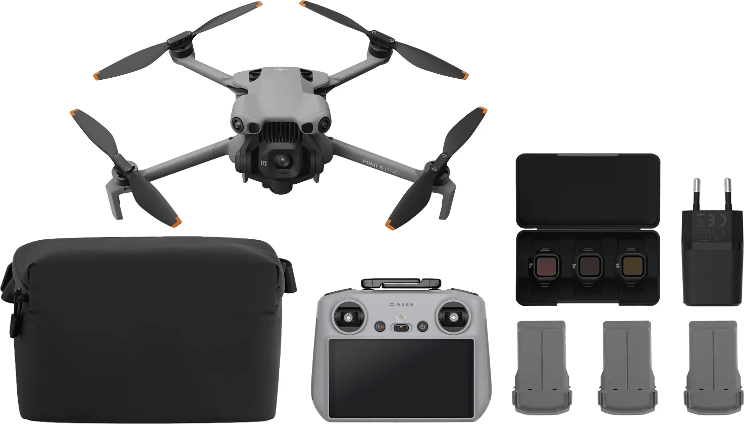 DJI Mini 5 Pro Fly More Combo + BlueBuilt Oplader