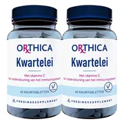 2x Orthica Kwartelei Met Vitamine C 60 tabletten
