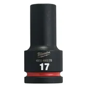 Milwaukee ShockWave™ Krachtdop 3/4" lang | 17 mm - 4932480378