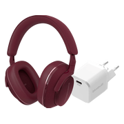 Bowers & Wilkins Px7 S2e Rood + BlueBuilt Power Delivery Oplader met Usb C Poort 20W Wit