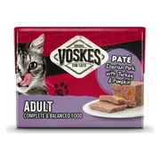 8x Voskes Original Paté Adult Iberisch Varken & Kalkoen & Pompoen 8 x 95 gr
