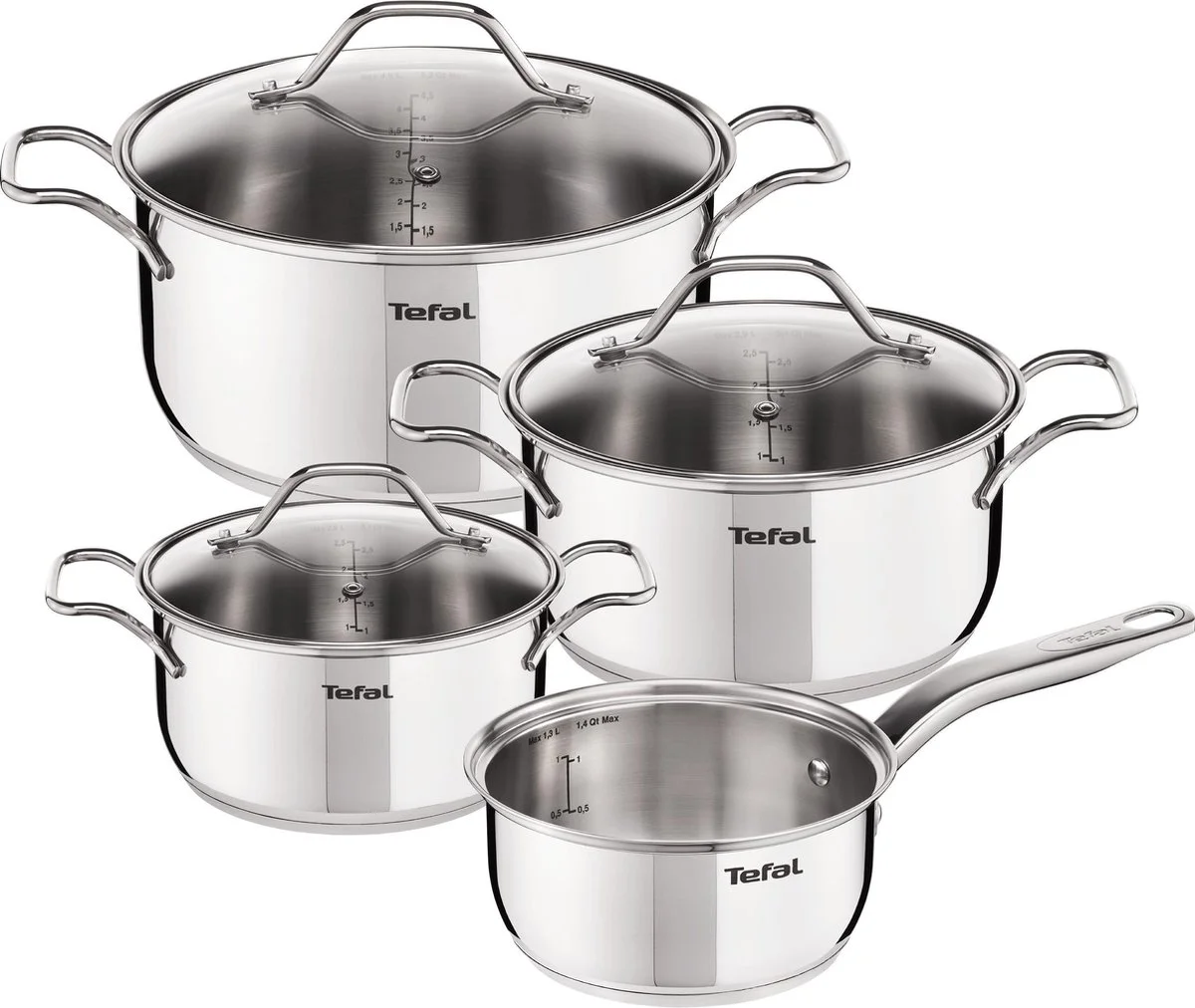 Tefal Intuition Pannenset 4-delig