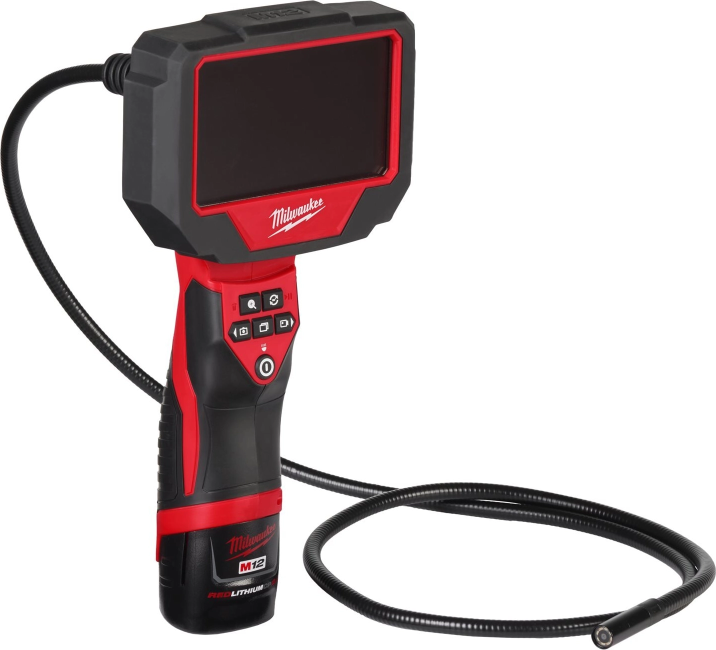 Milwaukee M12 360IC12-201C Accu inspectiecamera 1,2m 360° 12V 2.0Ah in koffer - 4933480740