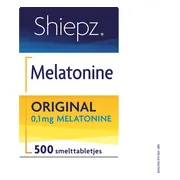 Shiepz Melatonine Original Smelttabletjes 500TB