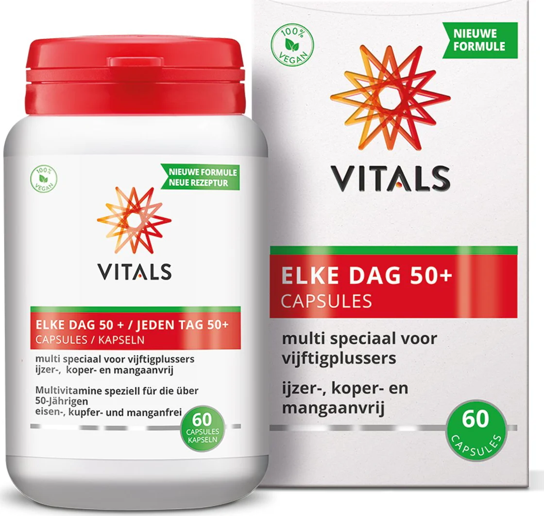 Vitals Elke Dag 50+ 60 capsules