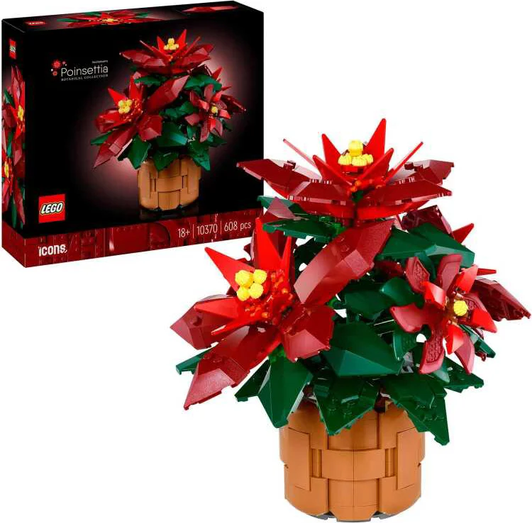 LEGO Icons Kerstster Poinsettia - 10370