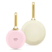 GreenPan Padova Reserve 20 + 26 cm koekenpannenset Blush Pink