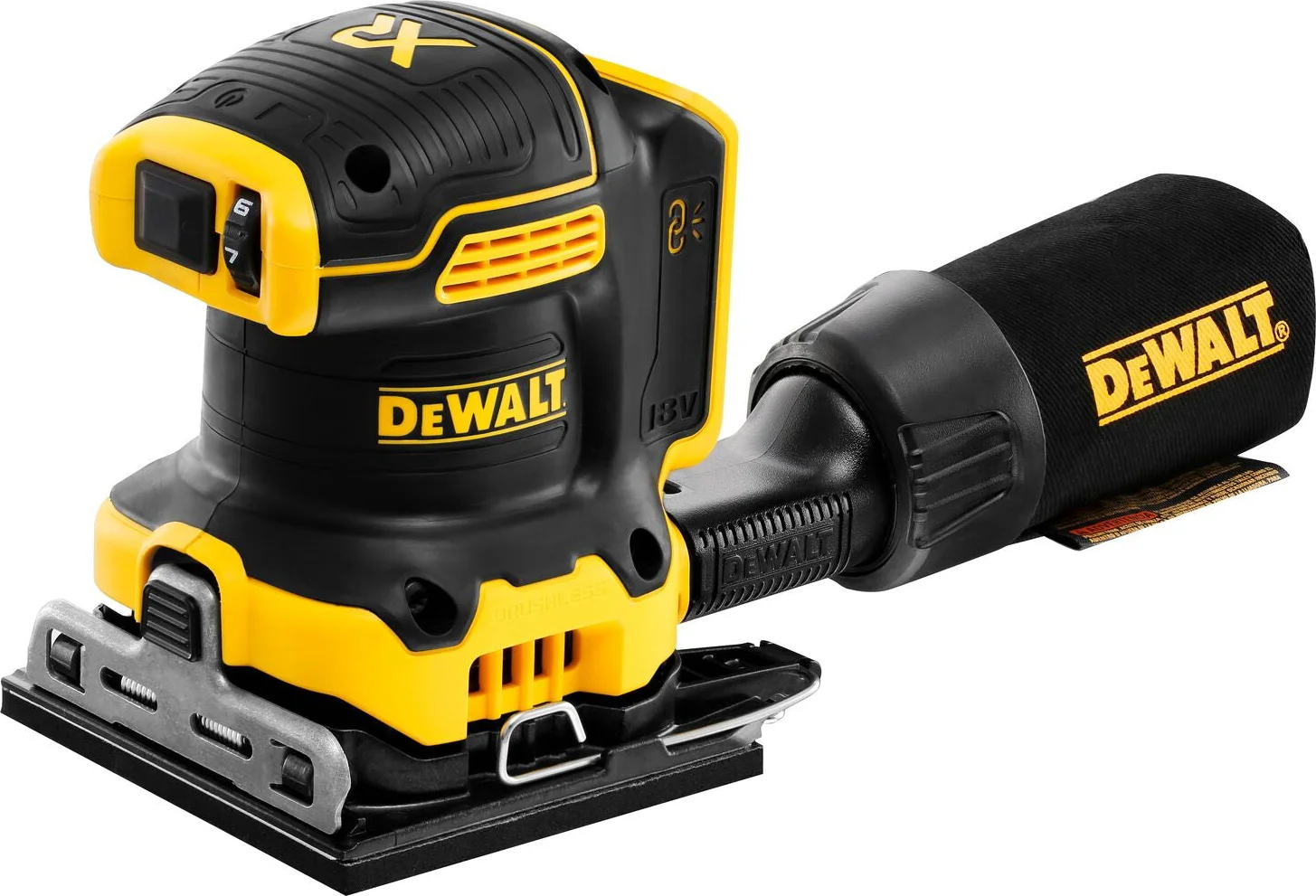 DeWALT DCW200N Accu vlakschuurmachine 18V XR Basic Body