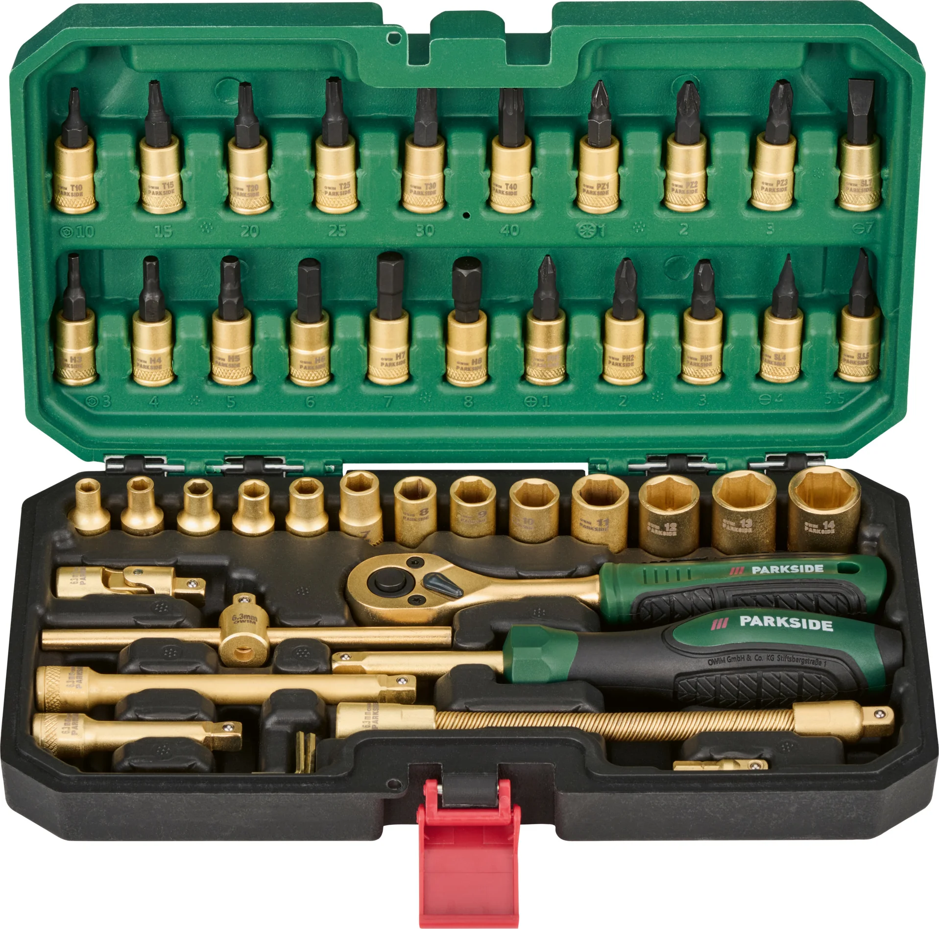 PARKSIDE Ratelset, 46-delig, Limited Edition