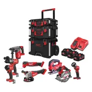 Milwaukee M18 FUEL™ FPP8E-553P Accu combiset 8-delig 18V 5.5Ah in PACKOUT™ trolley - 4933499240