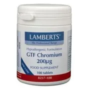 Lamberts GTF Chroom 200mcg Tabletten 100TB