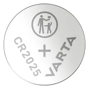 3x Varta LITHIUM Coin Batterijen CR2025 Blister 5 stuks