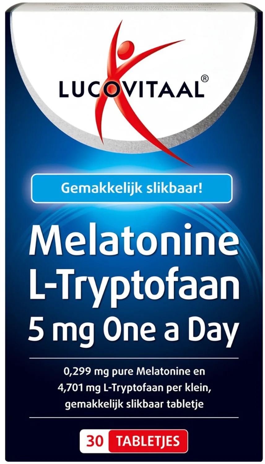 Lucovitaal Melatonine L-Tryptofaan 5mg Tabletten 30TB