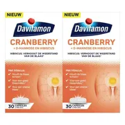 2x Davitamon Cranberry 30 capsules