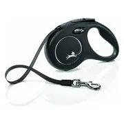 Flexi Rollijn Classic Tape 5 mtr tot 15 kg Zwart