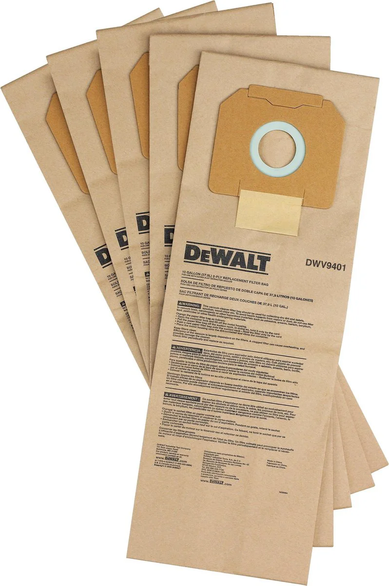 DeWALT DWV9402 Fleece opvangzak VE=5