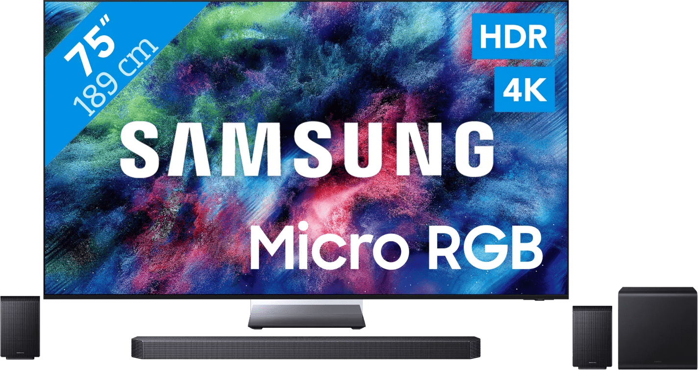 Samsung Micro RGB 75" R95H (2026) + Samsung HW-Q930H (2026)