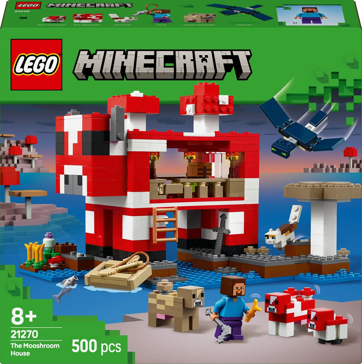 LEGO Minecraft Het Mooshroom huis 21270