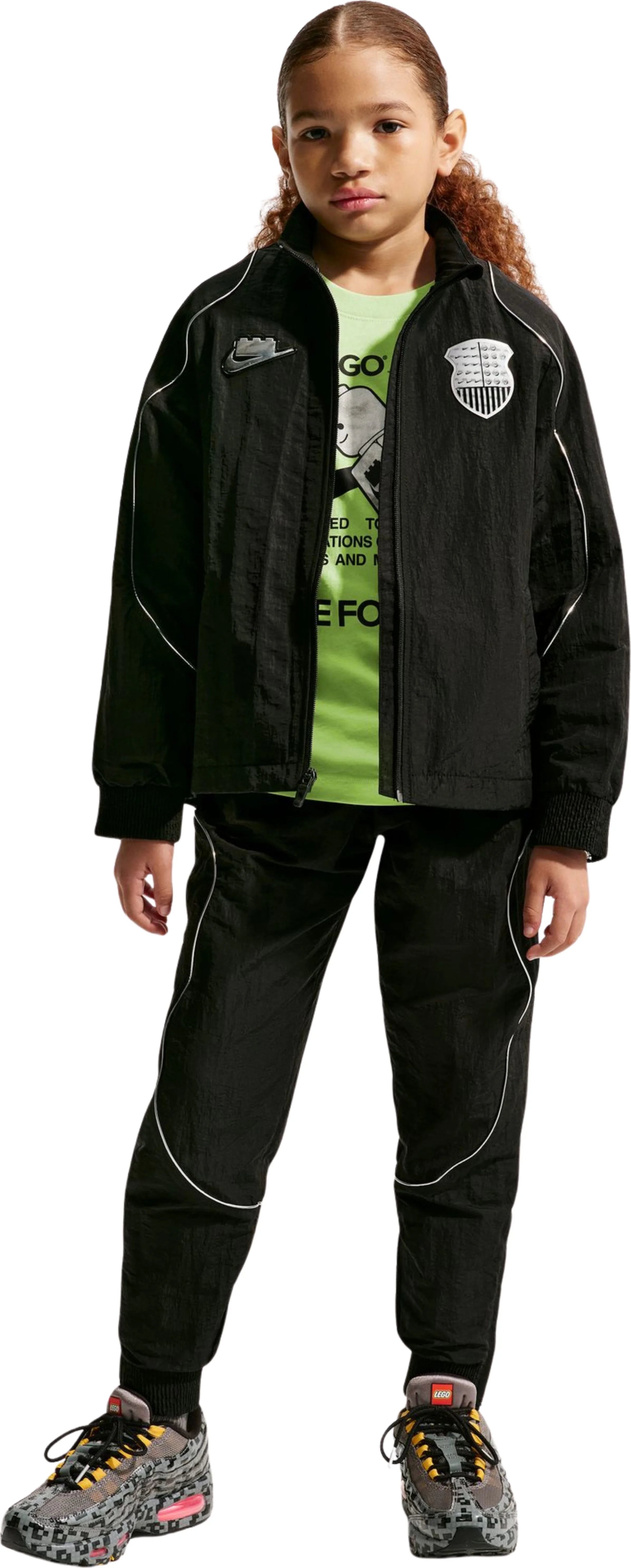 Nike x LEGO collectie jack voor oudere kinderen