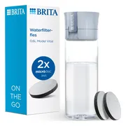 Brita Waterfilterfles Vital Lichtblauw + 2 MicroDisc Filters
