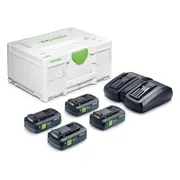 Festool SYS 18V 4xTBX4/TCL6DUO Energie-set in Systainer - 578823