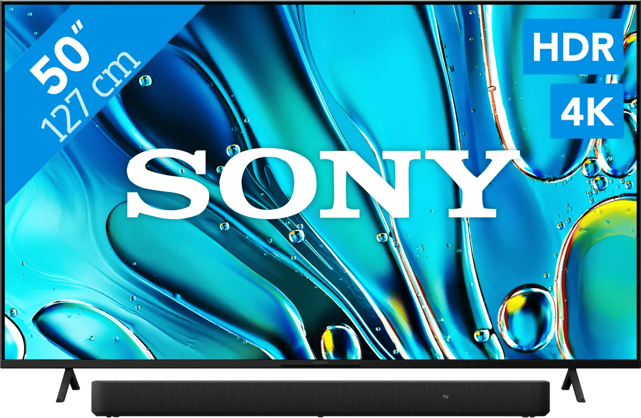 Sony Bravia 3 50" 4K Led (2025) + Sony HT-S2000 Zwart