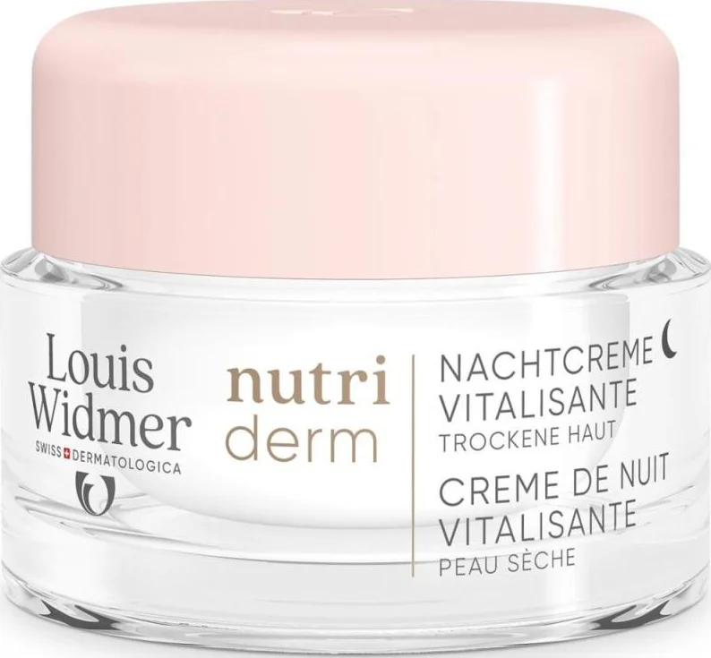 Louis Widmer Nutriderm Nachtcrème Vitalisante zonder parfum 50 ML