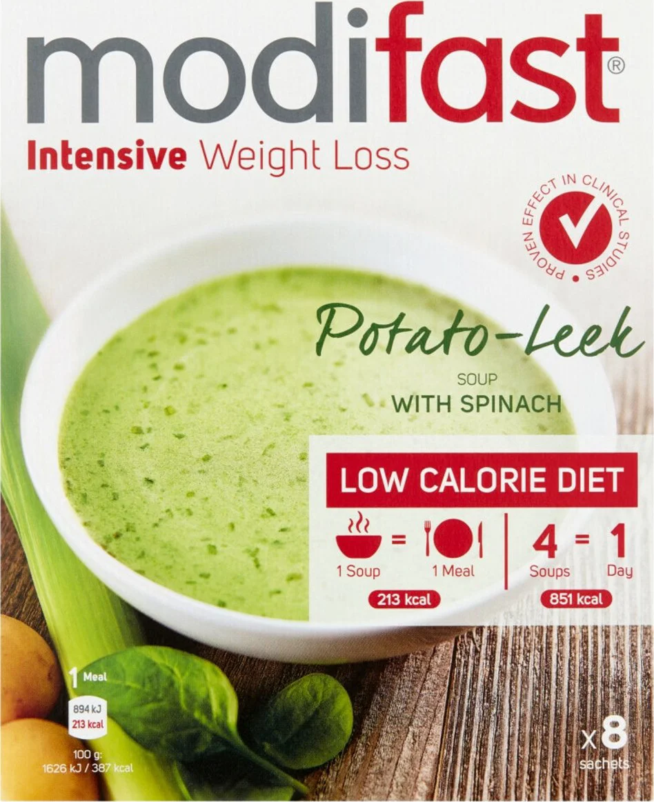 8x Modifast Weight Control Soep Potato-Leek 440 gr