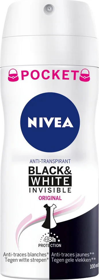 NIVEA Deodorant Spray Invisible For Black & White 100 ml