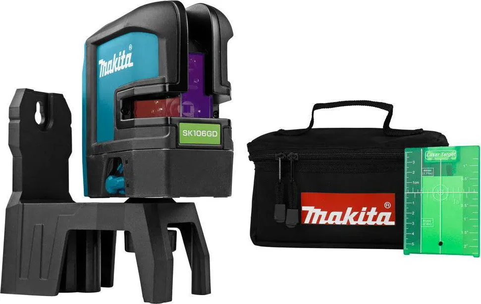 Makita SK105GDZ Accu Kruislijn laser groen 12V Max Basic Body in Tas