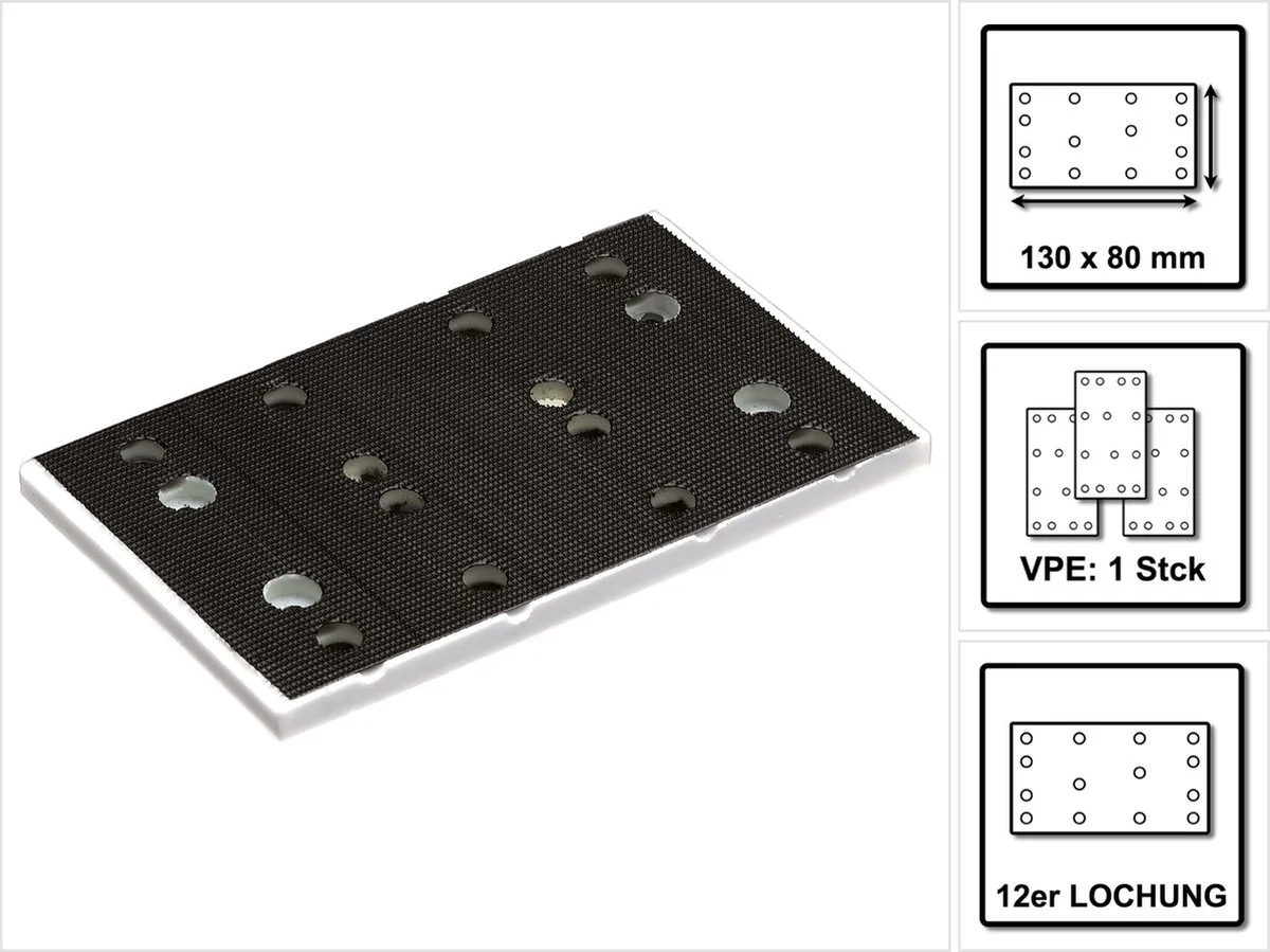 Festool SSH-STF-80x130/12 Schuurzool StickFix - 489252