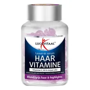 Lucovitaal Haarvitamine Leave-in Serum Blond/Grijs Haar & Highlights Capsules 25CP