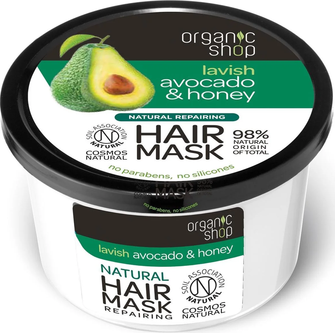 Organic Shop Haarmasker Avocado & Honey 250 ml